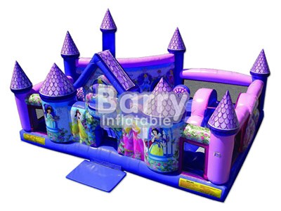 Disney Princess Palace Purple Fun Kids Inflatable Playground Manufacturer  BY-IP-045